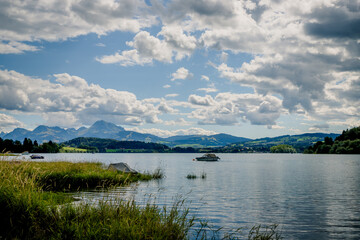 Le Lac de La Gruyère en Suisse