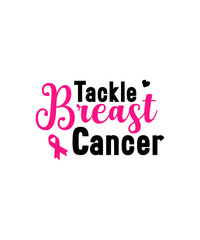 Fototapeta premium Breast Cancer SVG Bundle, Cancer SVG, Cancer Awareness, Ribbon, Breast Cancer Shirt, Commercial use