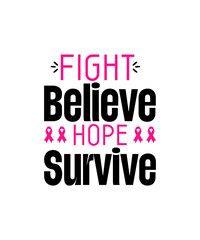 Breast Cancer SVG Bundle, Cancer SVG, Cancer Awareness, Ribbon, Breast Cancer Shirt, Commercial use