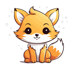 Giraffe rainbow, flat vector, groovy lo-fi