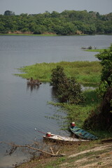 boat on the river