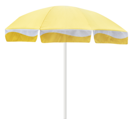 Yellow beach umbrella