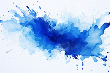 Obraz premium blue watercolor background