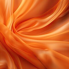Fototapeta premium orange silk background - generative ai