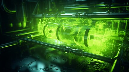 Fragment fuel uranium rod element of nuclear reactor water