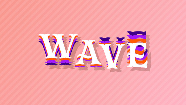 Layered Wave Title