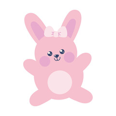 baby rabbit toy icon