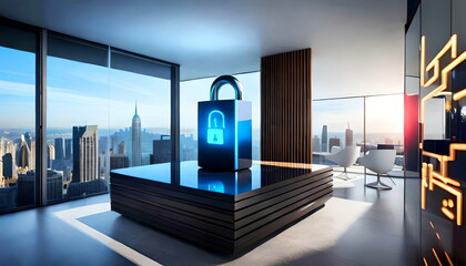 Cyber Security Protection Concept