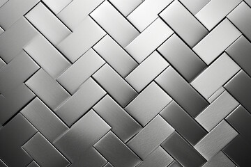 AI generated image of metal decorative steel plane stripe block brick abstract geometric shape pattern