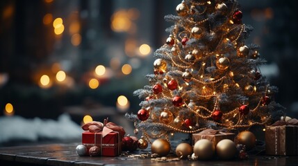 Christmas Decorations with Tree