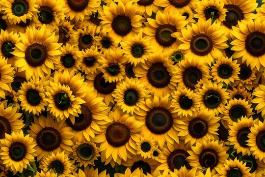 sunflower field background4k HD quality photo. 