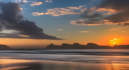Amanecer en la playa