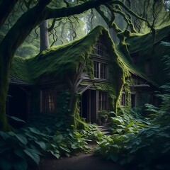 Mystical Secret Cottage In The Forest