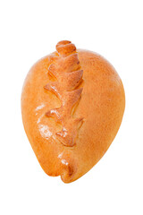 Pie isolated on white background with clipping path, full depth of field