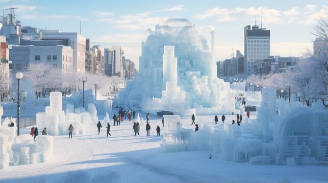 Sapporo Snow Festival Japan: Generative AI