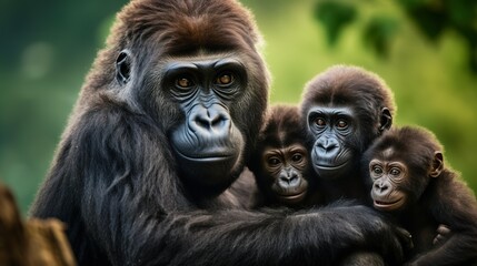 Obraz premium A photograph of an animal in front of blue sky