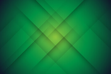 Obraz premium Green abstract background with geometric shapes gradient color