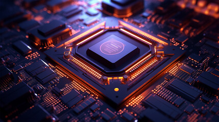 Central Computer Processors CPU concept