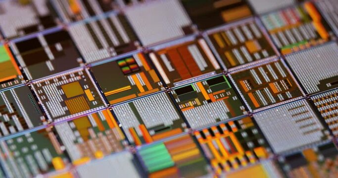 Silicon semiconductor wafer close-up. In electronics, a wafer also called a slice or substrate is a thin slice of semiconductor, a crystalline silicon, used for the fabrication of integrated circuits