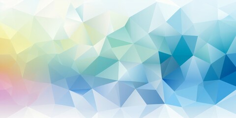 Obraz premium Poly Geometric Rainbow Background: Contemporary Abstract Illustration with Colorful Polygonal Shapes