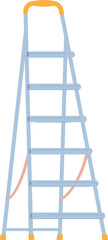 Step ladder icon. Metal repair and construction equipment