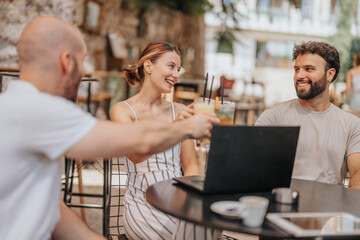 Dynamic Business Team Strategizing for Profitable Project Development Outdoors