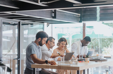 Efficient Multiracial Team Analyzing Reports for Successful Business Growth