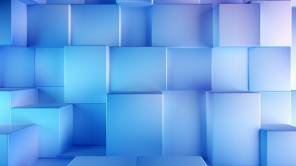 Obraz premium Aesthetic Blue Inspired Wallpaper