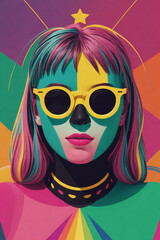 girl with sunglasses
