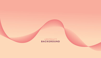 Vector pink background with wavy lines. Abstract waves background.