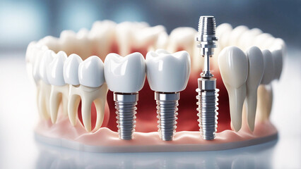 Dental implants. Generative AI.