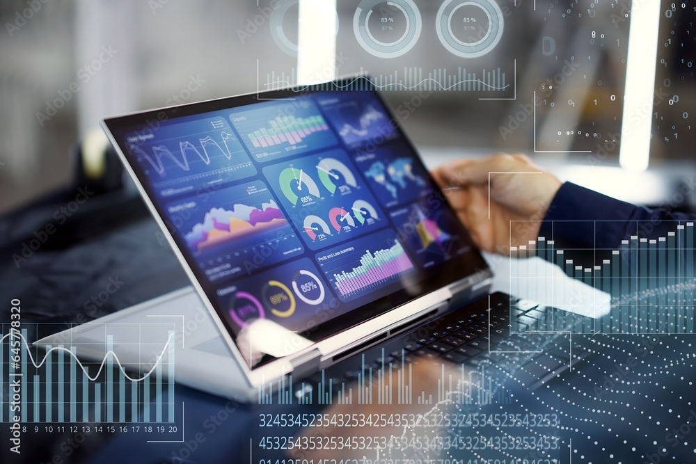Aufkleber Data Analyst Using Data Analytics KPI