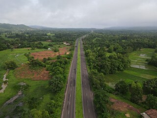 view from the top of the hill