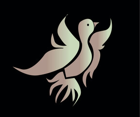 dove of peace vector 