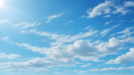 Obraz premium Clear Blue Sky Background Blue Sky Background Blue Sky Landscape Azure Sky Wallpaper Blue Sky Horizon AI Generative