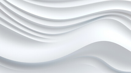 Abstract White Background with Wavy Lines