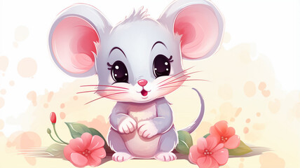 Cute Mouse Cartoon