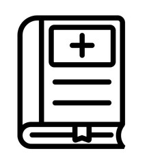 Fototapeta premium Book medical doctor