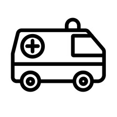 Emergency hospital vehicle