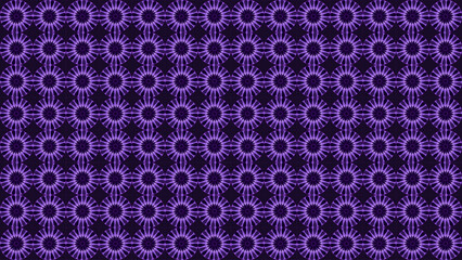 Circle pointed leaf pattern wallpaper background