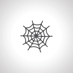 spider net icon. spider web icon