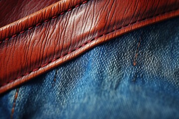 Jean cloth - close-up of a hip pocket - obrazy, fototapety, plakaty