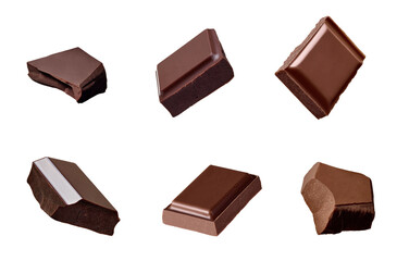 chocolate piece sweet food dessert falling
