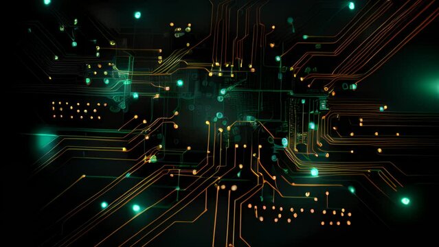 computer electronics microprocessor chips, CPU, Cloud Network Connectivity Computer, Computing, Neural Network, Networking, Cyberspace, Web, Technology, Generative AI
