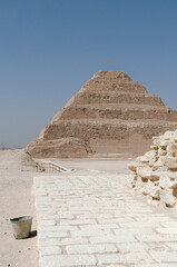 The pyramid of Saqqara