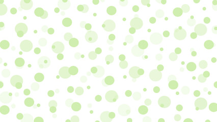 Seamless pattern with green drops