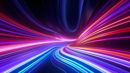 cycled 3d animation Abstract background with ascend