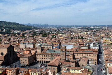 Fototapeta na wymiar Bologna von oben