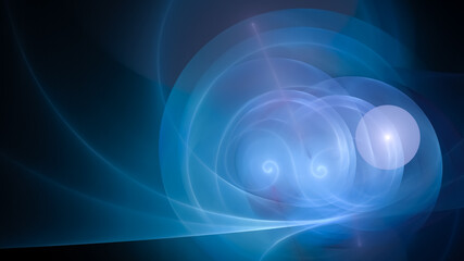 Technological textured background. Fractal graphics. Science and technology concept.