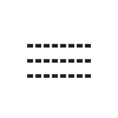 Hamburger, burger menu bar flat icon for apps and websites. Website Navigation Menu Icons. UI interface design elements